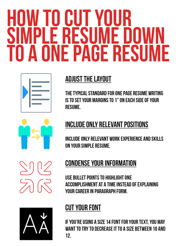 adjust layout, include relevant positions, condense, and cut your font down to make one page resume